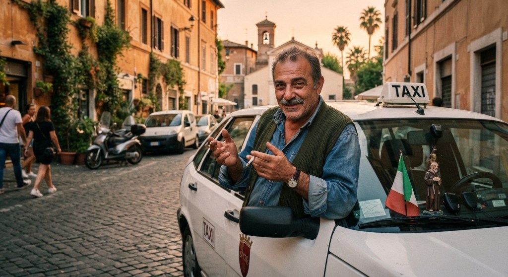 Un tassinaro a Roma – Paragrafo&nbsp;1
